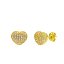 Pendientes de Corazón en Oro 18K con Circonitas – Elegancia y Brillo para el Día a Día